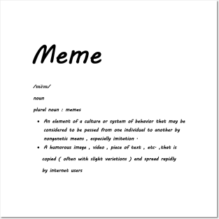 Meme Posters and Art